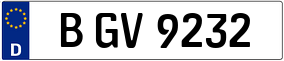 Truck License Plate